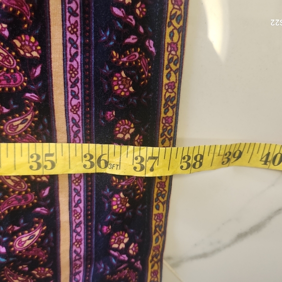 Tommy Bahama Spring Summer XS Navy Blue Purple Paisley Sleeveless Dress - Picture 8 of 11